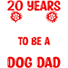 20 fødselsdag Velsignet hund Far 20 år gammel hundefar
