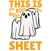 This is boo sheet Halloween
