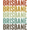 Brisbane Australia Retro Vintage