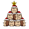 Arbre de Noël hérisson
