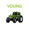 Offspring farmer Tractor