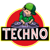 Techno music party
