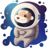 Cute Space Otter