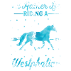 Monter sur un cheval westphalien