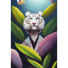 Tropical Lion White
