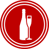 Red wine symbol