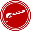 Stick chisel symbol beekeeper