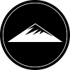 Mountains Symbol Circle