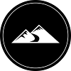 Mountains Icon Circle