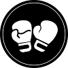 Symbole des gants de boxe