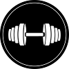 Dumbbell weight circle