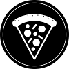 Pizza Icon Circle