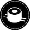 Sushi icon circle