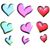 hearts pattern love symbol