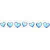 heart symbol heart line blue