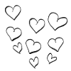 heart pattern love