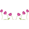 fleurs roses symbole plante