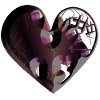 heart dark scars