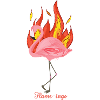 Flamingo| T-shirt with English pun