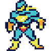 Pixel Art Superhero - Male Hero