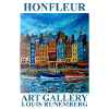AFFICHE HONFLEUR ART GALERIE Louis RUNEMBERG ©