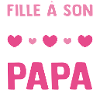 Fille à son papa
