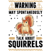 Warnung Eichhörnchen Grauhörnchen