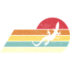 Gecko Lizard Reptile Retro