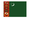 Official Turkmenistan Flag Turkmen Turkoman