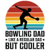 Bowling Dad Dad Cooler