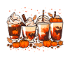 Fall, Halloween Coffee and Pumpkins