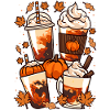 Fall, Halloween Coffee and Pumpkins