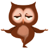 Owl fait une idée cadeau aux amateurs de yoga yoga