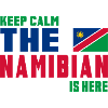 Keep Calm Namibia flag design