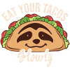 Funny Taco Sloth