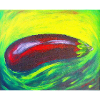 Eggplant green