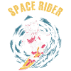 Surf Astronaute Space Rider Surfer