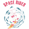 Surf Astronaute Space Rider Surfer