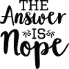 The Answer is Nope