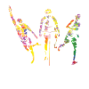 Aquarelles Femmes Triathlon