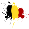 Belgique Flag Stain Design