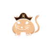 Cute Pirate Rat