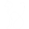 one line Katze
