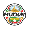 Mudon Myanmar Flag Badge Travel Souvenir Stamp