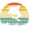Skateboarder Skateboard Skater Retro