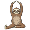 Sloth Yoga Funny Gift Idea