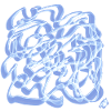 Abstraktes Blau