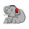 Musique casque d’éléphant