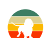 Chiens Mama Retro Teckel
