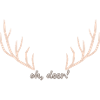 Christmas T-shirt | "Oh deer"